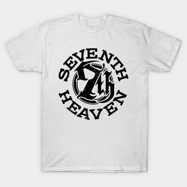 Sector 7 • Seventh Heaven (Black) T-Shirt by forgottenart